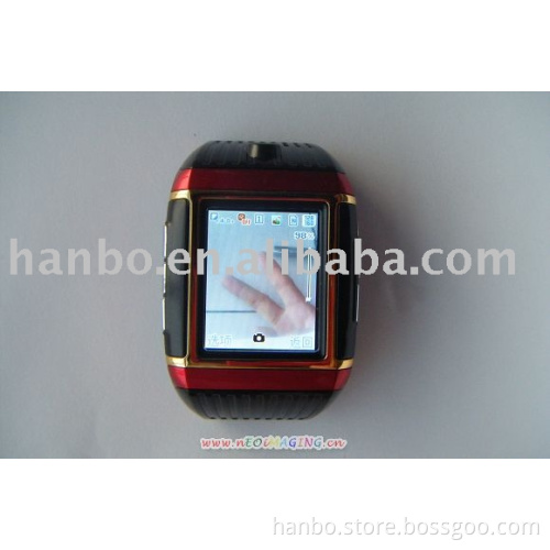hr-w6608 waterproof watch cell phone quad-band reasonable price